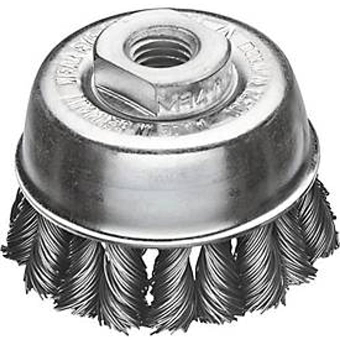 Lessmann bekerborstel Ø 65 mm M14 draaddikte 0,5 mm - 482.217.WZ