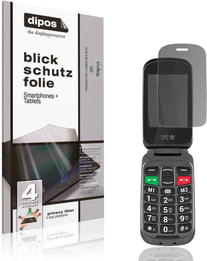 dipos – Matte Privacy Screenprotector geschikt voor SPC Magnus | Anti-Spy Beschermfolie