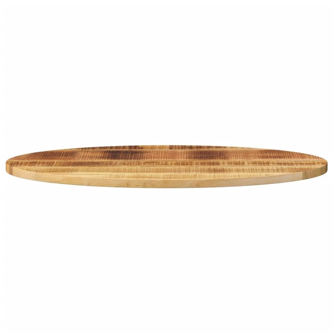 vidaXL Tafelblad ovaal 110x40x2,5 cm massief mangohout
