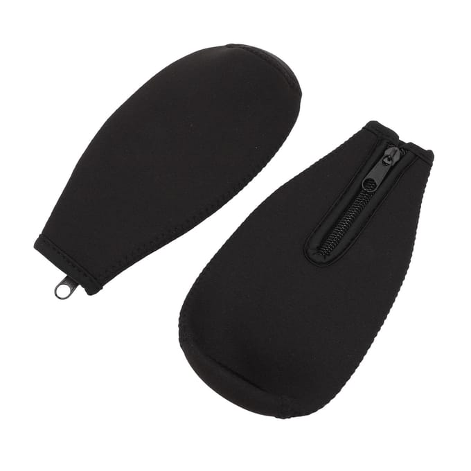 4-pack Bierfles Isolatiehoes Dik Neopreen Bierfles Hoes Ritsfles Jas Zwart black