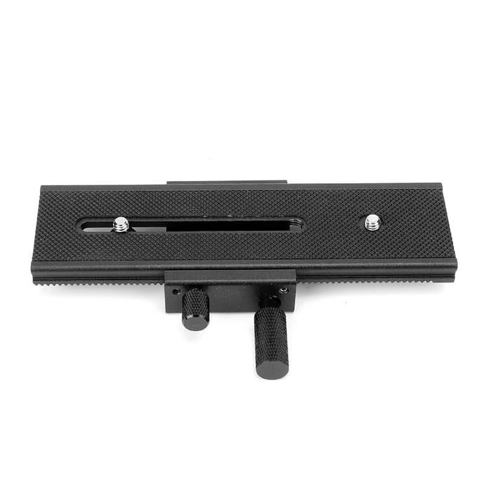 2-weg macro focusrail schuif met 1/4  montageschroef voor close-up opnamen black