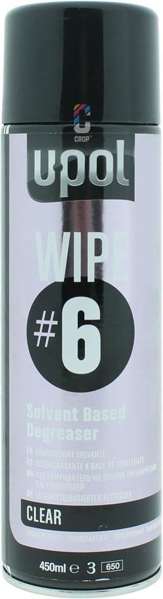 U-POL #6 WIPE Ontvetter spuitbus 450ml
