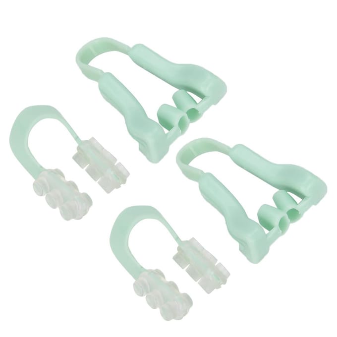 Siliconen neusliftclip, draagbare neusbrug-vormerclip, groen white