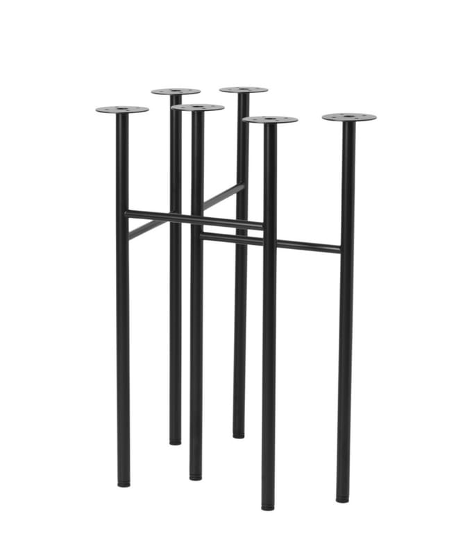 Ferm Living - Mingle tafelpoten (set van 2) - zwart - W68