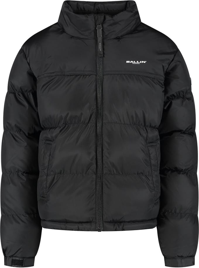 Ballin Amsterdam - Jongens Regular fit Jackets Padded - Black - Maat 10