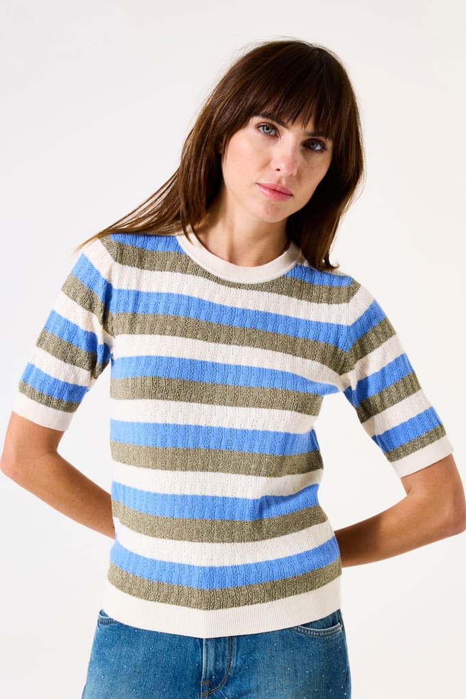 Garcia Ladies Pullover Whitecap Taglia: M | Maglioni a maglia Outlet | Donna | Bianco