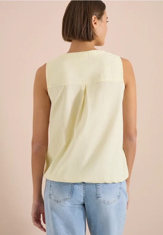 Blousetop van seersucker