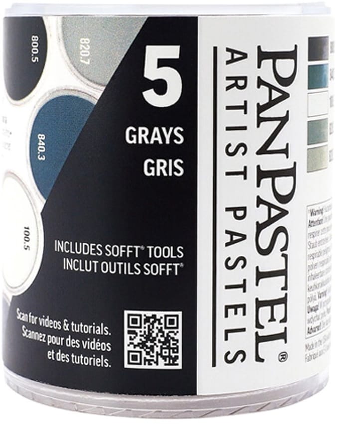 PanPastel Grays Set 5 Pans