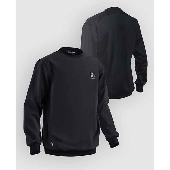 Loose Riders Crewneck Fleece Trui zwart