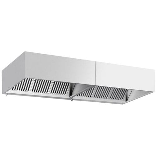 GGM Gastro Kastenhaube - 2800mm - mit Filter & Lampe Zilver