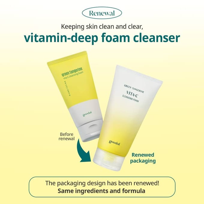 Goodal - Green Tangerine Vita C Cleansing Foam - Gezichtsreiniger