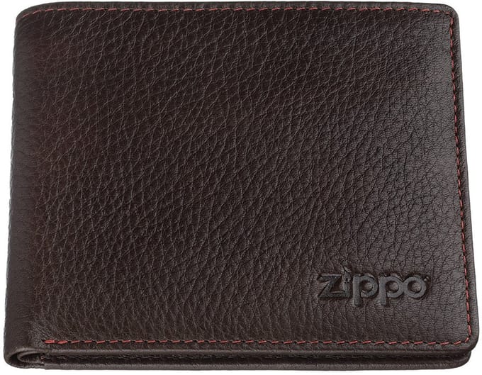 ZIPPO Kleine tasjes bruine creditcardportemonnee