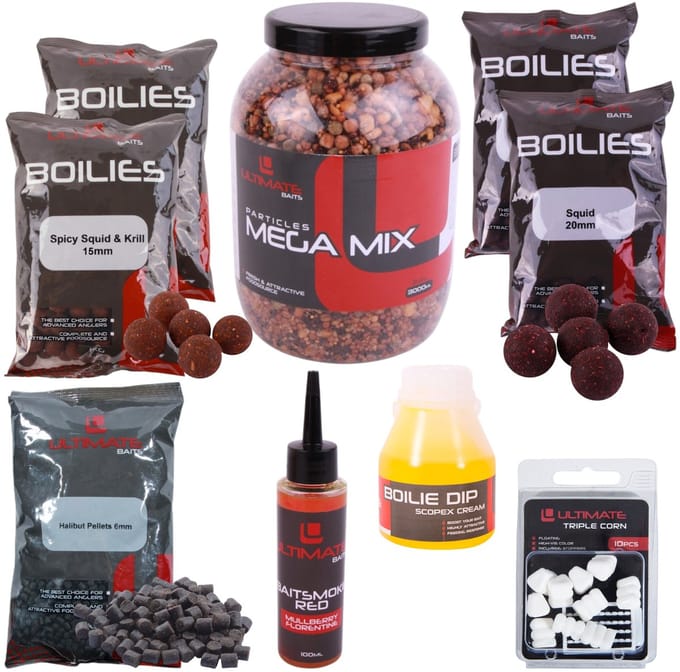 Ultimate Baits Carp Particles/Boilies Weekend Pack - Boilies