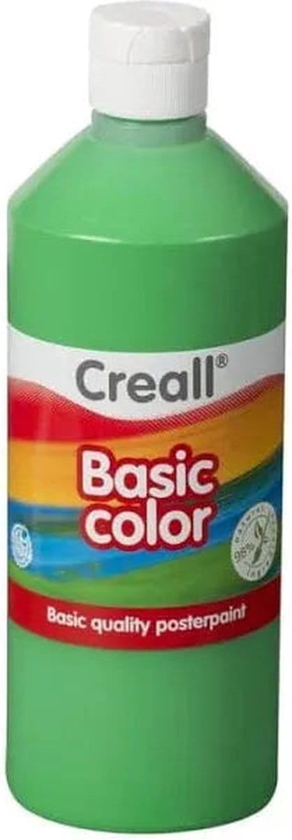 Plakkaatverf creall basic middengroen 500ml | 6 stuks
