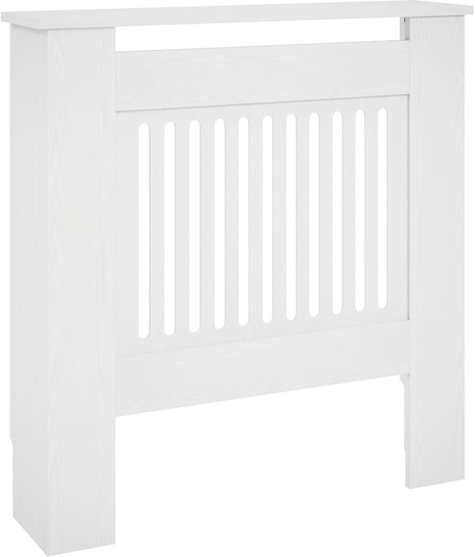 HOMCOM-Heizkörperverkleidung-Spanplatte, MDF-78L x 19B x 81H cm-Weiß