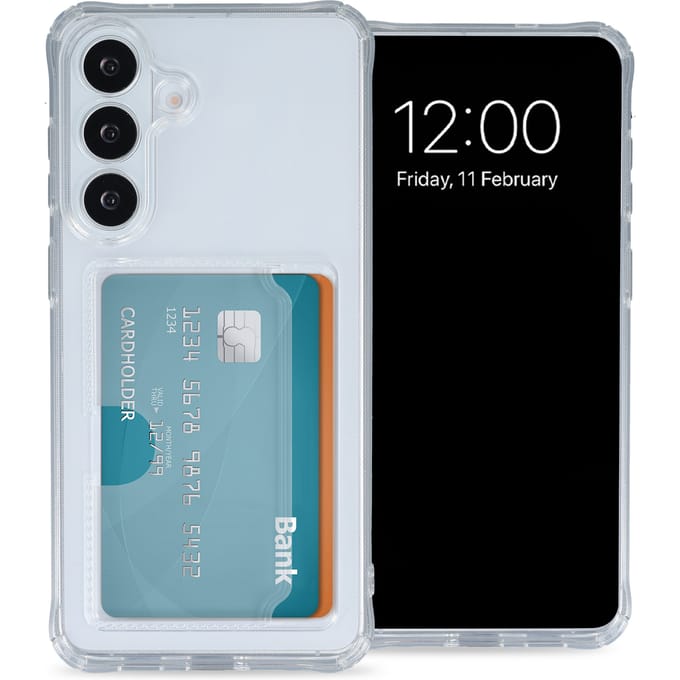 imoshion Softcase Backcover met pasjeshouder voor de Samsung Galaxy S26 FE - Transparant