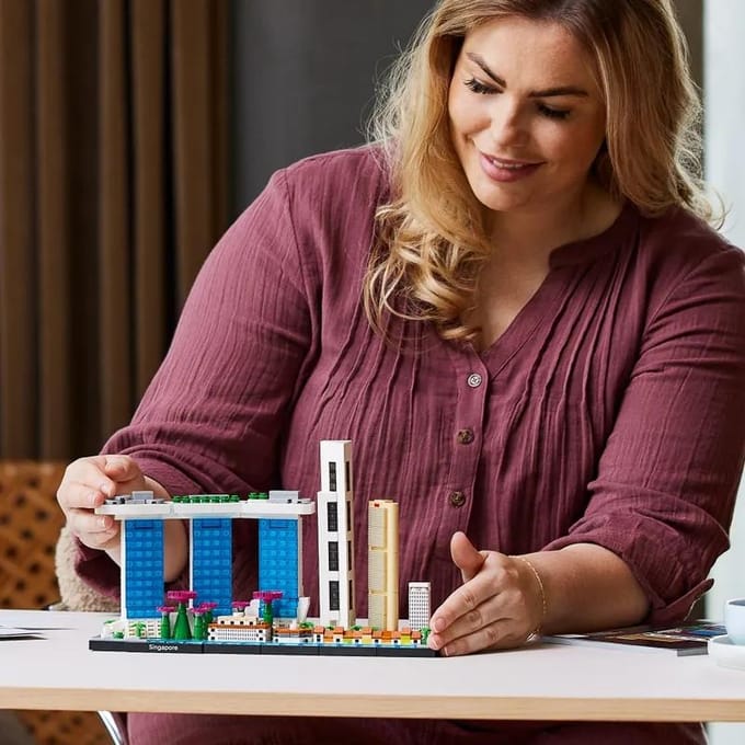 LEGO 21057 Architecture Singapore Skyline Bouwpakket voor Volwassenen