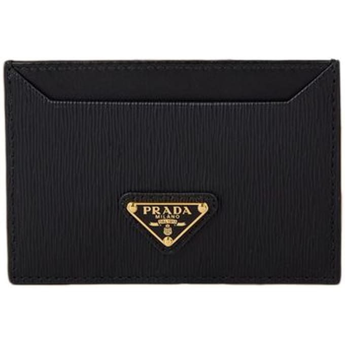 Prada Kaart Houder Zwart