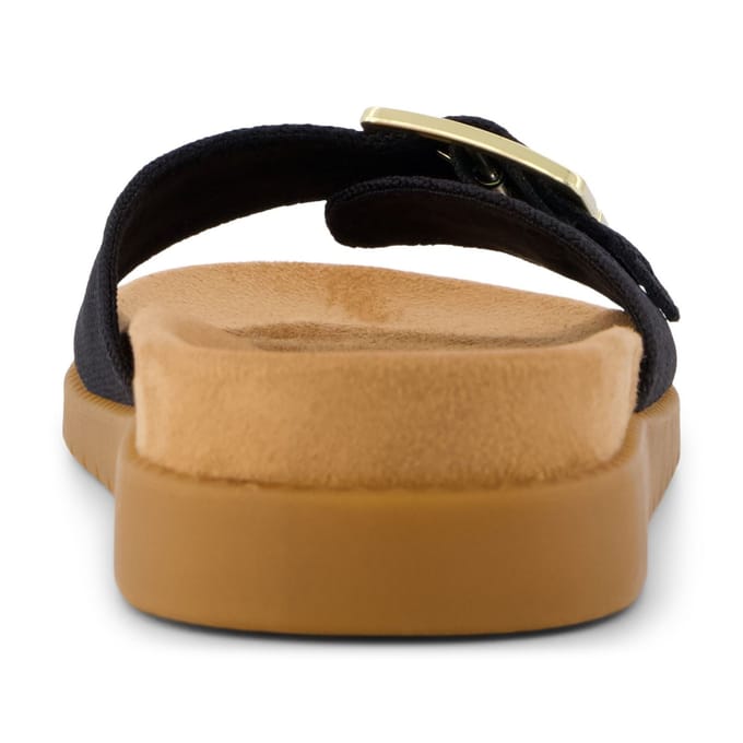 TOMS Marin Textiel Dames Zwarte Sandalen