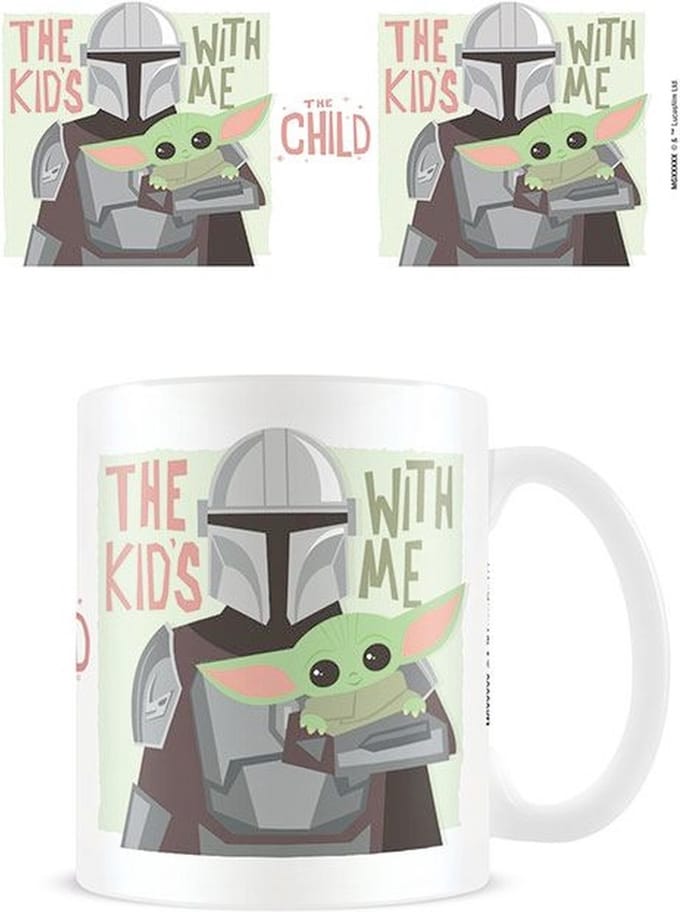 Pyramid International Star Wars Mok/beker The Mandalorian The Kid's With Me Wit