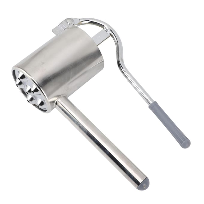 Handmatige Noedelpers Machine Huishoudelijk Roestvrij Staal Multifunctionele Pasta Noedel Pers Maker 5mm L white