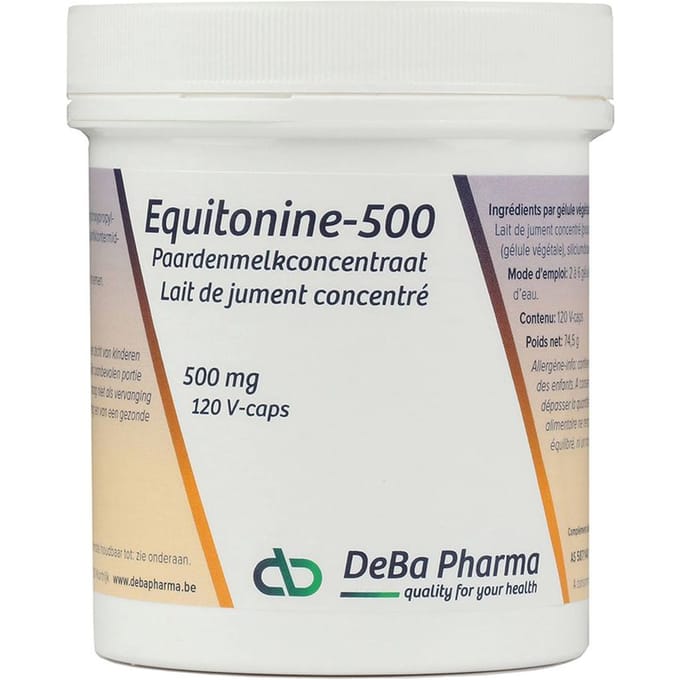 DeBa Pharma Equitonine V-Caps 500 Mg 120 Capsules