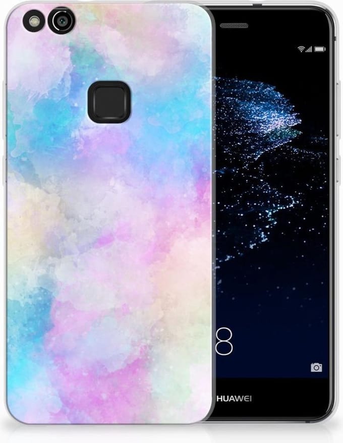 Back Cover voor Hoesje maken Huawei P10 Lite Watercolor Light