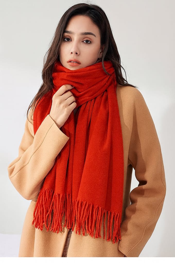 SUNMOOL Sjaal - Scarf - 180x70cm - Rood