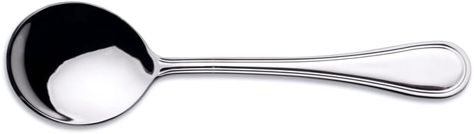 Ronde lepel Cosmos 17 cm (per 12) - Metaal -