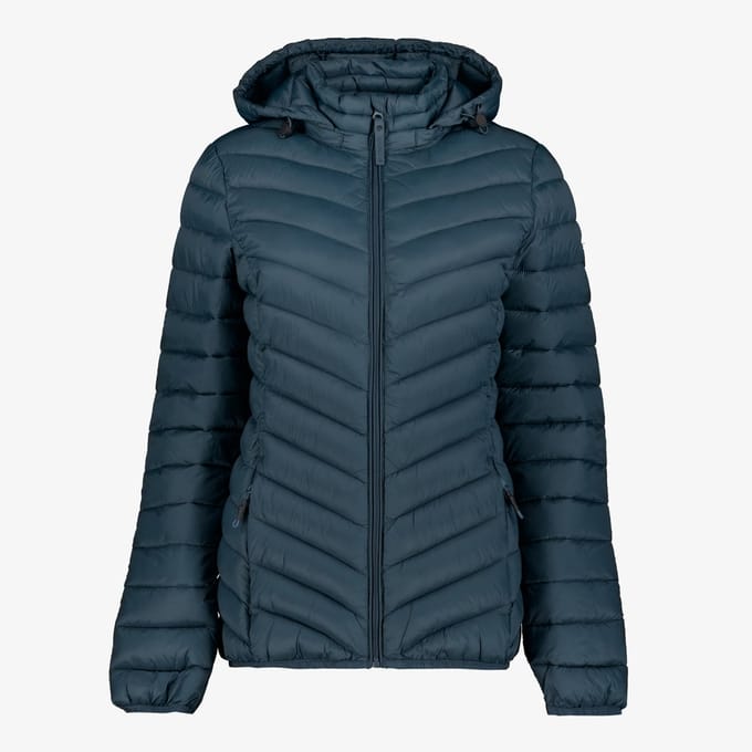 Kjelvik dames jas donkerblauw - Maat L