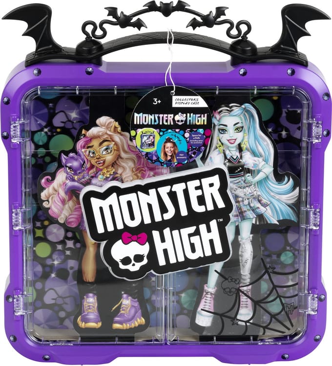 Klein Toys Monster High - vitrinekoffer voor 4 poppen