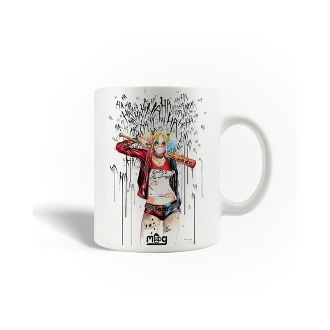 Keramische Mok - Suicide Squad - Harley Quinn - 30cl - Vaatwasmachinebestendig - Wit