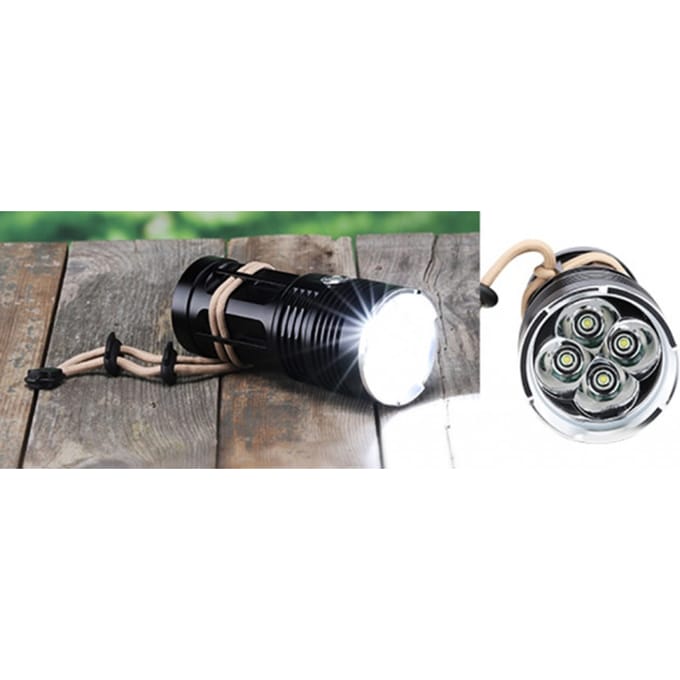 LED batterij handlamp incl. 4 batterijen