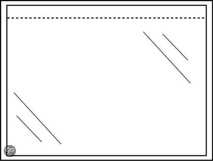 Raadhuis paklijstenvelop - 165x122mm - A6 - onbedrukt - 1000 stuks