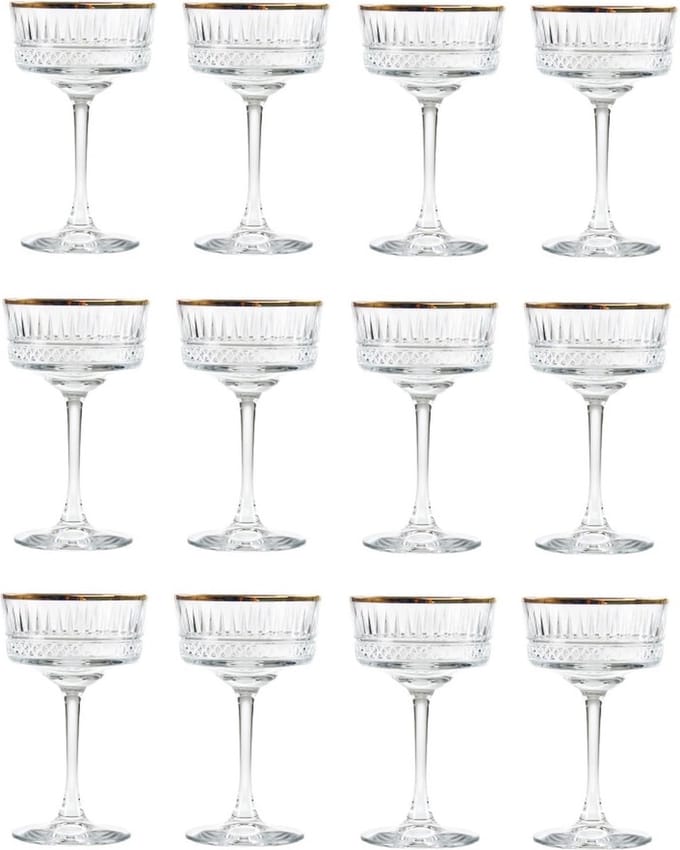 Pasabahce - Elysia Golden Touch - 12 cocktail glazen 260cc