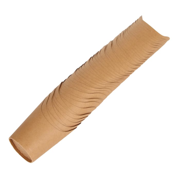 Lot de 50 boîtes à popcorn étanches en papier kraft avec ouverture oblique et résistante à l'huile L beige