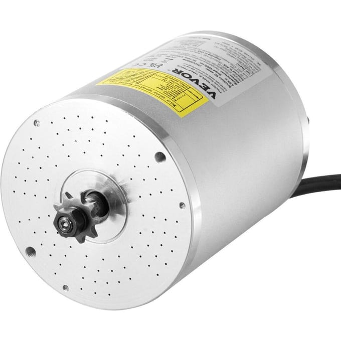 Kit Moteur CC Brushless Électrique 72V 3000W avec Contrôleur de Vitesse Amélioré