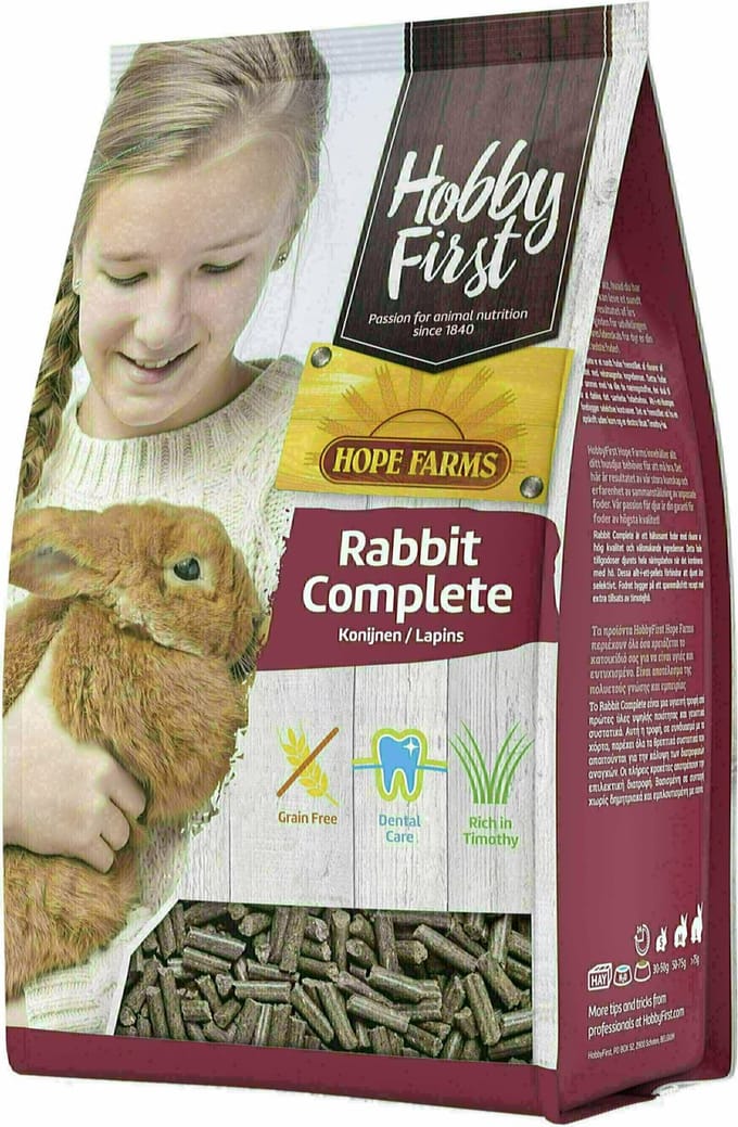 Hobbyfirst Hope Farms Rabbit Complete - Konijnenvoer - 3 kg