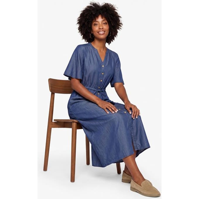 DIDI Dames Dress Jazzy Denim dark blue maat 42