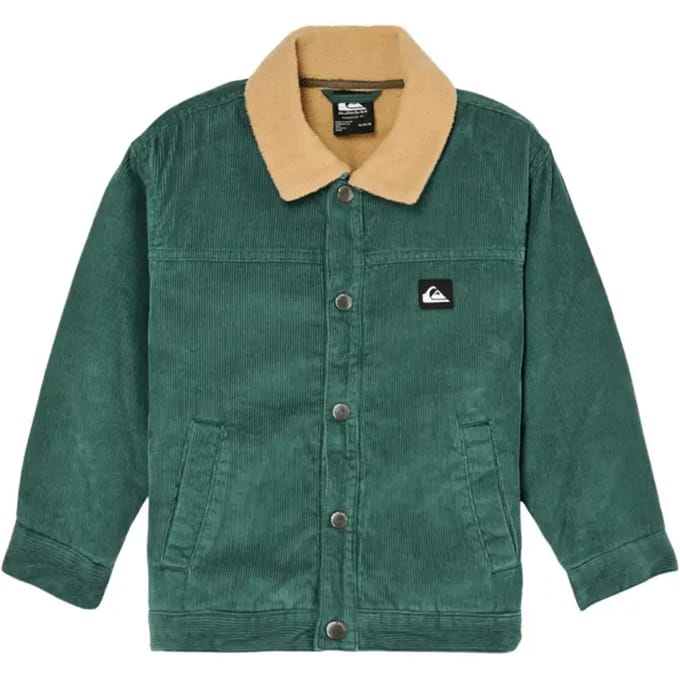 Quiksilver Heel Flip Cord Jas Groen 4 Years Jongen