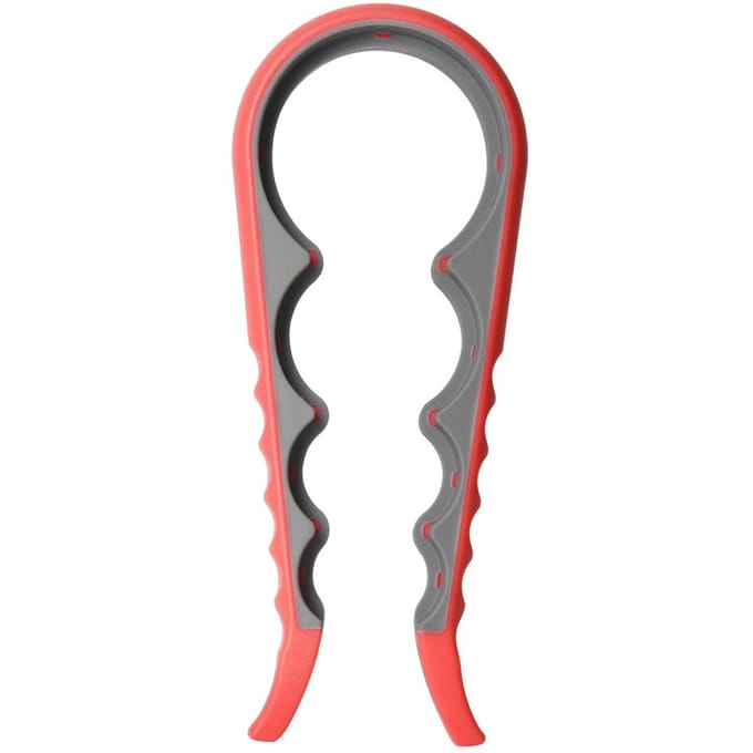 Multifunctionele 4-in-1 Blikopener Handmatige Potopener Flesopener gray