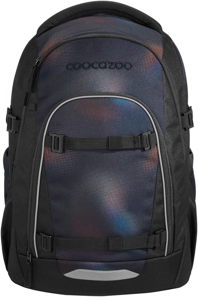 coocazoo schoolrugzak Mate School Backpack Rainbow Illusion zwart