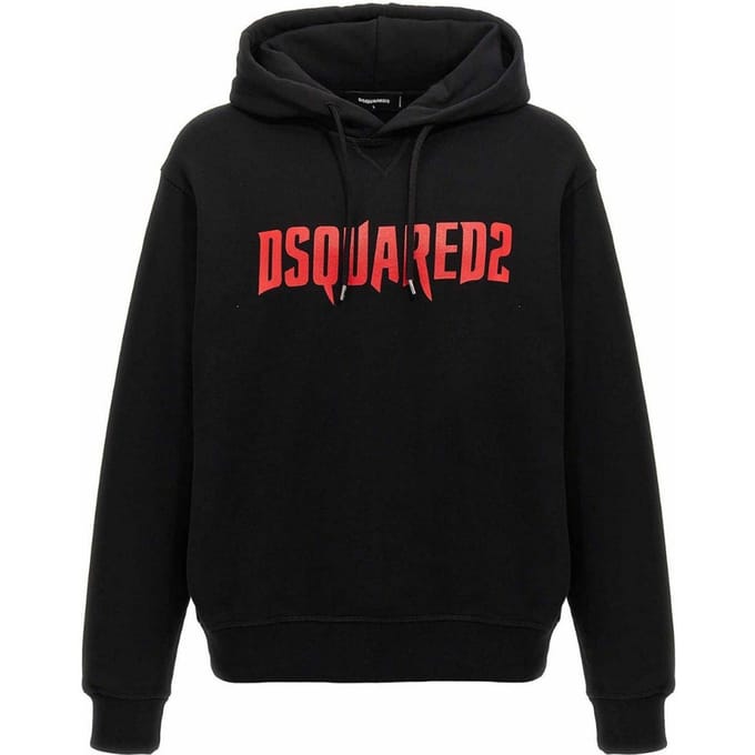 Dsquared2 Horror Logo Zwarte Hoodie