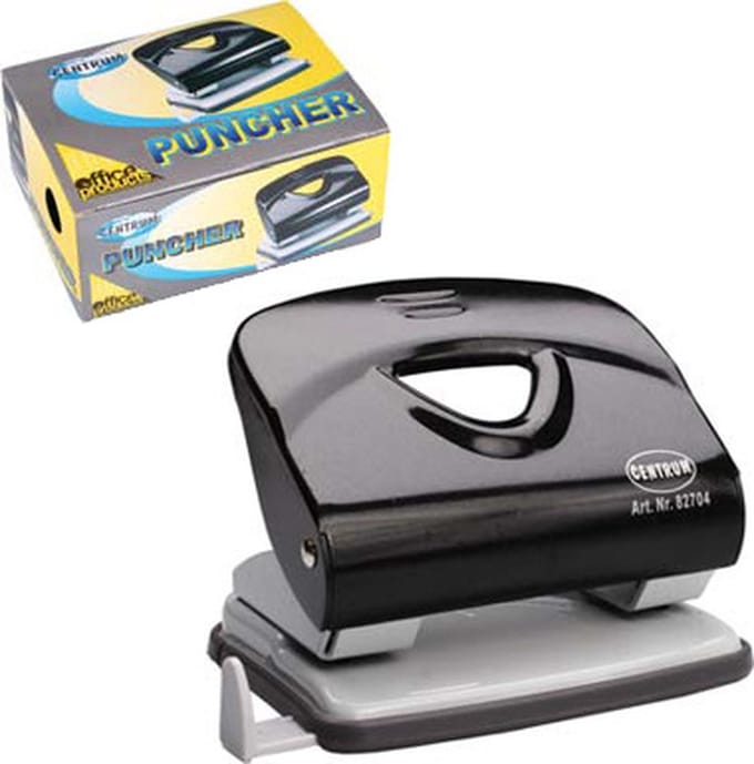 Perforator - Zwart - Metallic