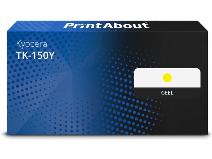 PrintAbout huismerk Toner TK-150Y Geel Geschikt voor Kyocera
