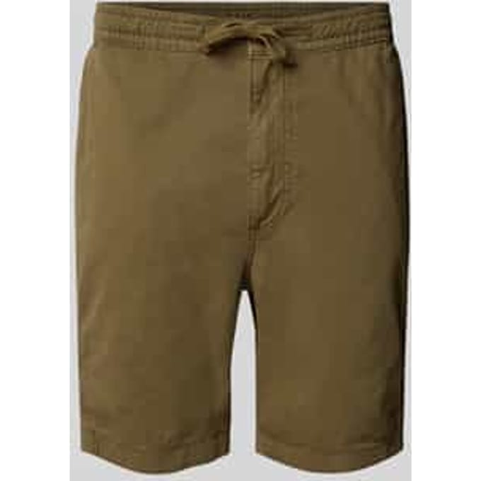 Korte broek met elastische band en tunnelkoord