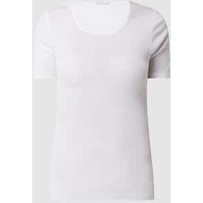 T-shirt van katoen, model 'Cotton Seamless'