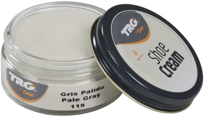 TRG - schoencrème met bijenwas - licht grijs ( pale) - 50 ml