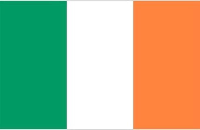 Ierse vlag, vlag van Ierland 90 x 150