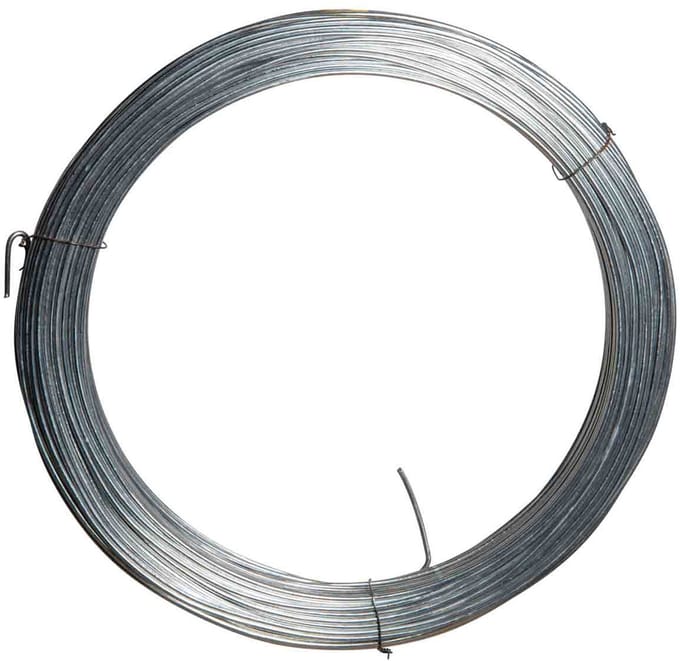 Spandraad 3,4mm 100m Verzinkt